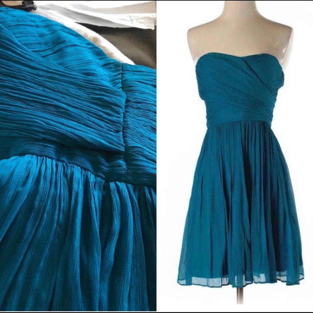 J CREW silk bridesmaid dress size US 8
